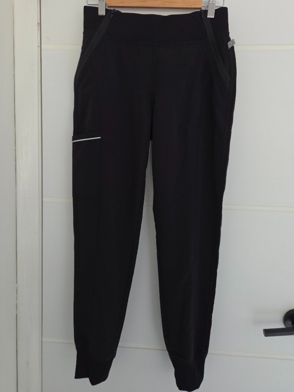 Cherokee Infinity CK110A Black Jogger Scrub Pants XS Zip Pockets